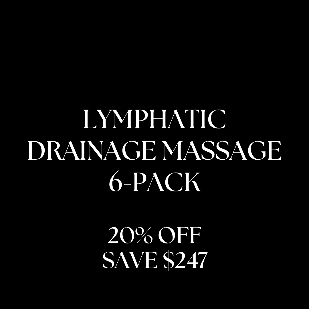 π€ BLACK FRIDAY: Lymphatic Massage 70 min | 6-Pack (20% OFF)