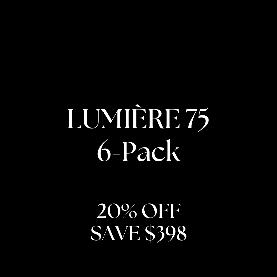 🖤 BLACK FRIDAY: Lumière 75 Facial | 6-Pack (20% OFF)