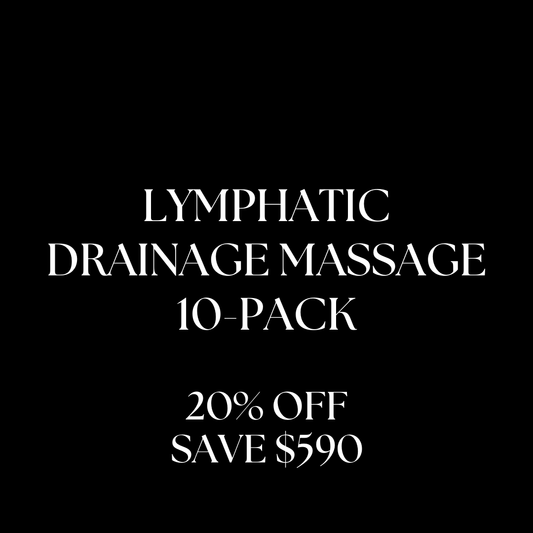 🖤 BLACK FRIDAY: Lymphatic Massage 70 min | 10-Pack (20% OFF + BONUS Sculpt & Tone Facial)
